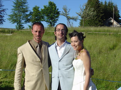 Afortunado yo con los novios